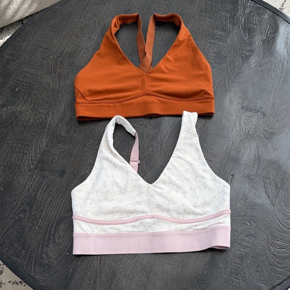 Fabletics Other - Fabletics Rust and White Sports Bras